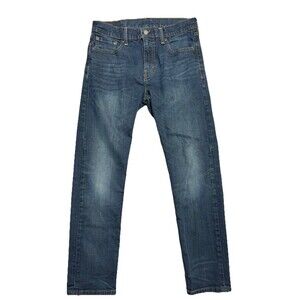 Levi’s 502 Taper Fit Jeans Men’s 30x30 Medium Wash Faded Whiskered